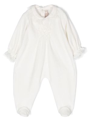 La Stupenderia lace-trim cotton-blend pyjamas - White
