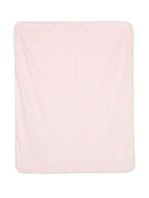 La Stupenderia lace-trim rectangle-shape blanket - Pink