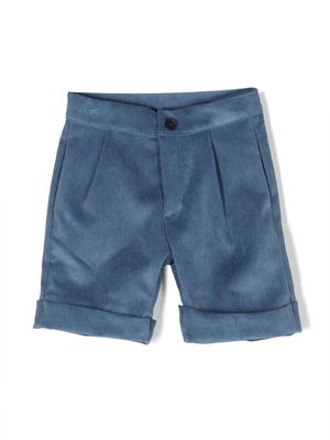 La Stupenderia pinched tailored shorts - Blue