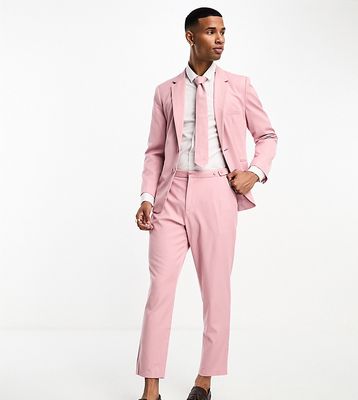 Labelrail x Stan & Tom fitted tapered suit pants in salmon pink - part of a set