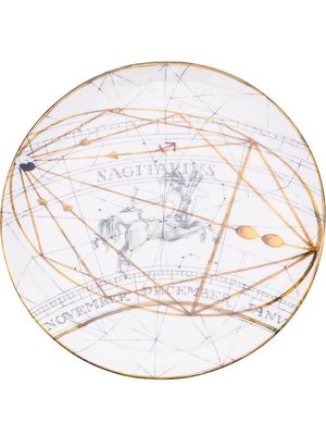 Laboratorio Paravicini Zodiac Sagitarius 20cm dinner plate - Neutrals