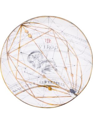 Laboratorio Paravicini Zodiac Virgo 25cm dinner plate - Neutrals