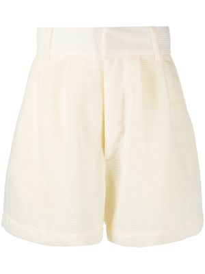 Labrum London Freedom pleated tailored shorts - Yellow