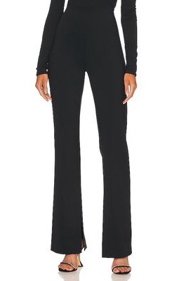 L'Academie x Marianna Hewitt Anouka Knit Slim Pant in Black