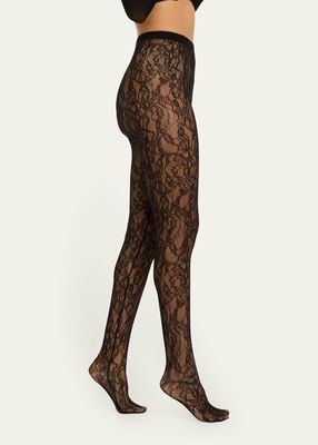 Lace Footed Tights