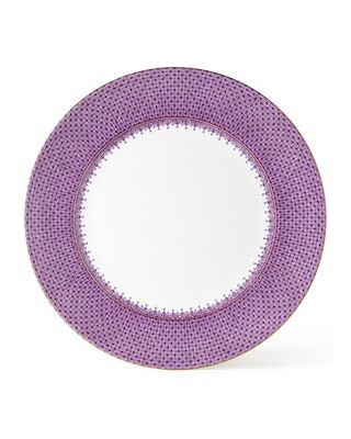 Lace Plum Charger Plate