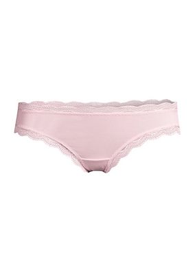 Lace-Trim Hipster Panty