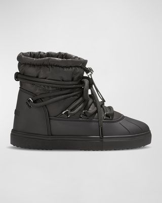 Lace-Up Low Weather Boots