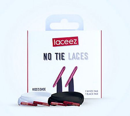 Laceez Kids No Tie Shoelaces 2 Pack