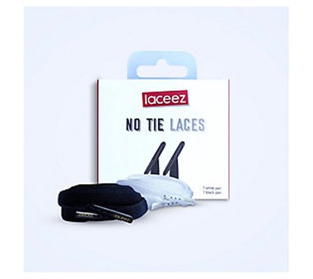 Laceez No Tie Unisex Shoelaces 2 Pack