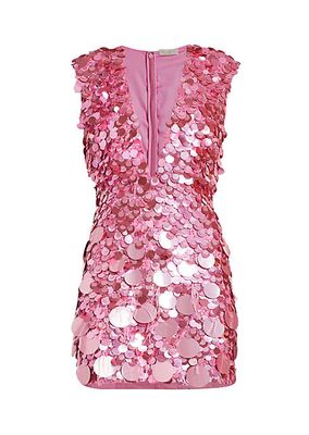 Lacey Embellished Sleeveless Minidress