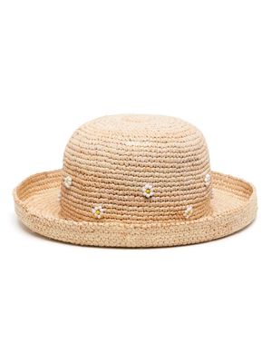 Lack Of Color Daisy straw hat - Neutrals