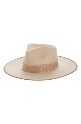 Lack of Color Embroidered Band Rancher Hat in Ivory