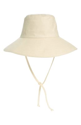 Lack of Color Holiday Cotton Canvas Bucket Hat in Beige
