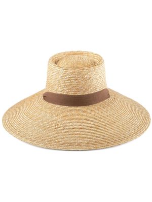 Lack Of Color interwoven-design sun hat - Neutrals