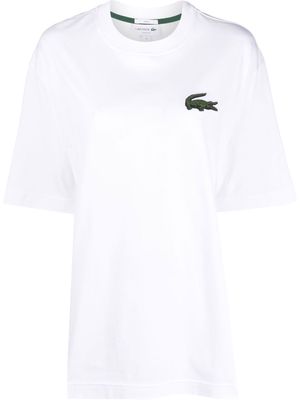 Lacoste appliqué-logo short-sleeve T-shirt - White