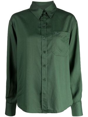 Lacoste button-up lyocell shirt - Green