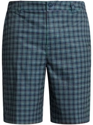 Lacoste checkered elasticated bermuda shorts - Blue