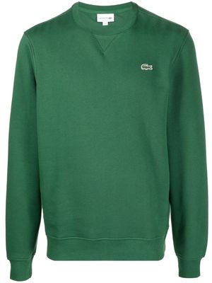 Lacoste chest logo-patch detail sweatshirt - Green