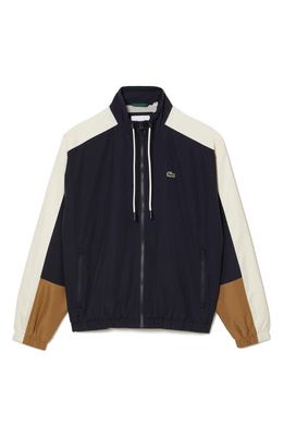 Lacoste Colorblock Zip Jacket in Rhi Abimes/Cookie-Laponie