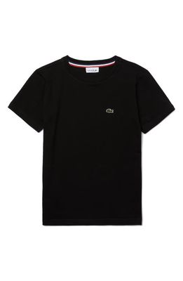 Lacoste Cotton T-Shirt in Black