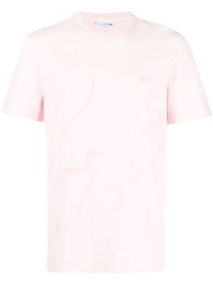 Lacoste crocodile-logo T-shirt - Pink
