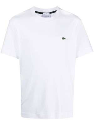 Lacoste crocodile-patch cotton T-shirt - White