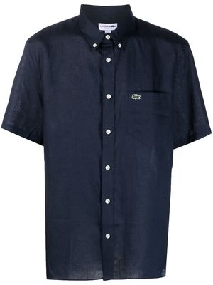 Lacoste embroidered logo short-sleeve shirt - Blue