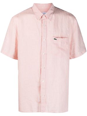 Lacoste embroidered logo short-sleeve shirt - Pink