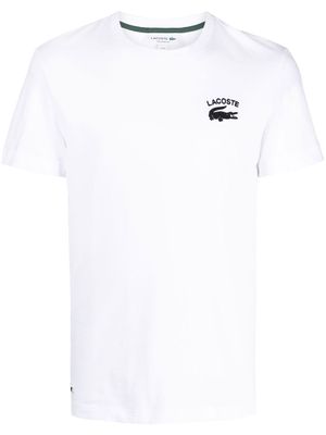 Lacoste embroidered-logo T-shirt - White