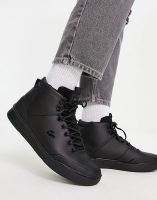 Lacoste explorateur sneakers in black