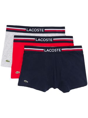 Lacoste fitted logo boxers - 3 pack - Grey