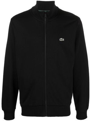 Lacoste high-neck zip-fastening sweatshirt - Black