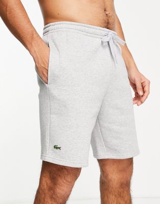 Lacoste jersey shorts in grey-Gray