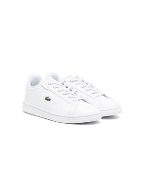 Lacoste Kids Carnaby Pro leather sneakers - White