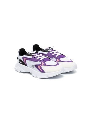 Lacoste Kids L003 Neo lace-up sneakers - Purple