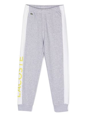 Lacoste Kids logo-print track pants - Grey