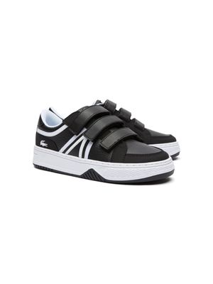 Lacoste Kids round-toe touch-strap sneakers - Black