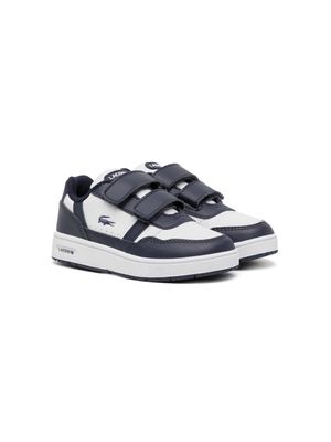 Lacoste Kids T-Clip two-tone panelled sneakers - Blue