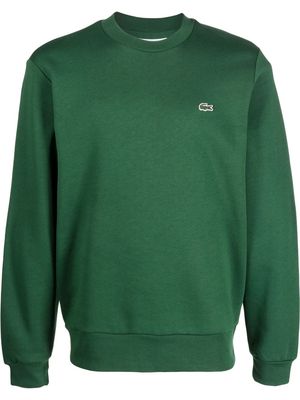 Lacoste logo-appliqué sweatshirt - Green