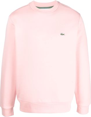 Lacoste logo-appliqué sweatshirt - Pink