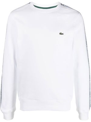 Lacoste logo-appliqué sweatshirt - White