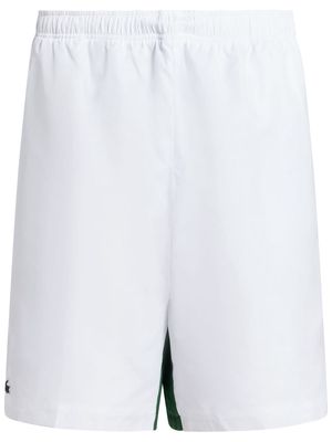 Lacoste logo-appliqué track shorts - White