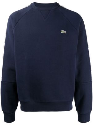Lacoste logo crew-neck sweatshirt - Blue