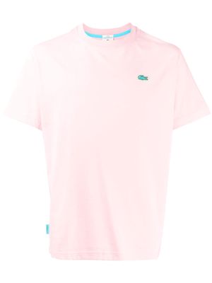 Lacoste logo crew-neck T-shirt - Pink