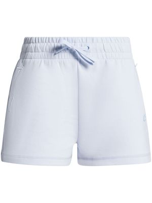 Lacoste logo-embroidered short shorts - Blue