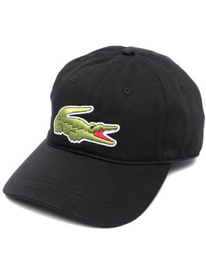 Lacoste logo-patch baseball cap - Black