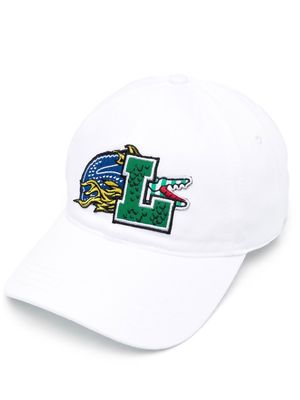 Lacoste logo-patch baseball cap - White