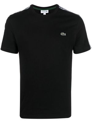 Lacoste logo-patch crew-neck T-shirt - Black
