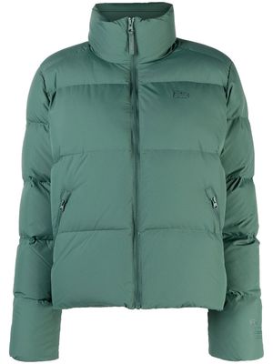 Lacoste logo-patch puffer jacket - Green